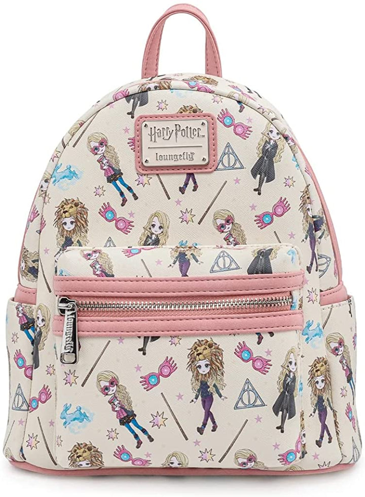 Loungefly Harry Potter Luna Lovegood All Over Print Womens Double Strap Shoulder