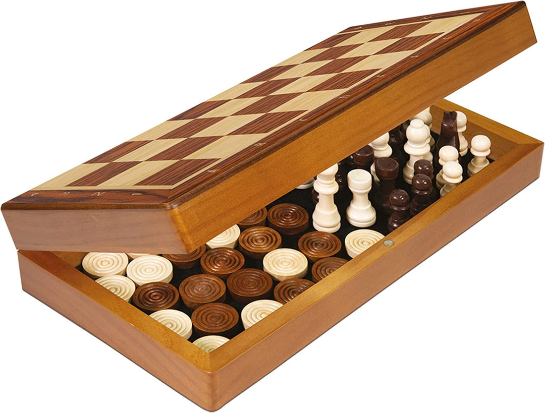 MIXLORE Chess And Checkers Folding Version