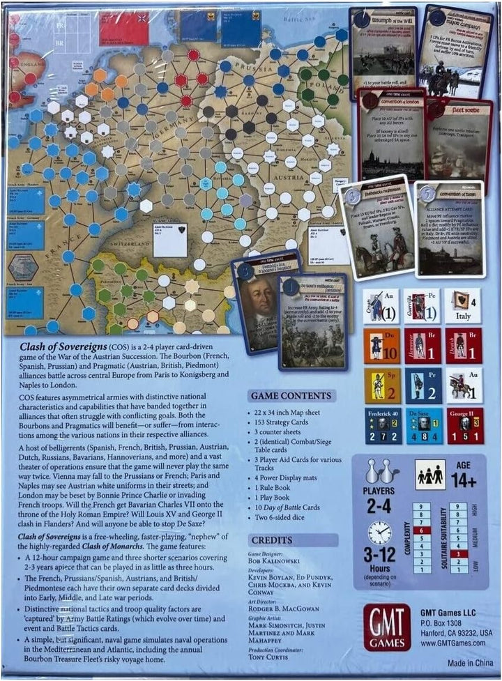 GMT: Clash of Sovereigns, The War of Austrian Succession, 1740-48