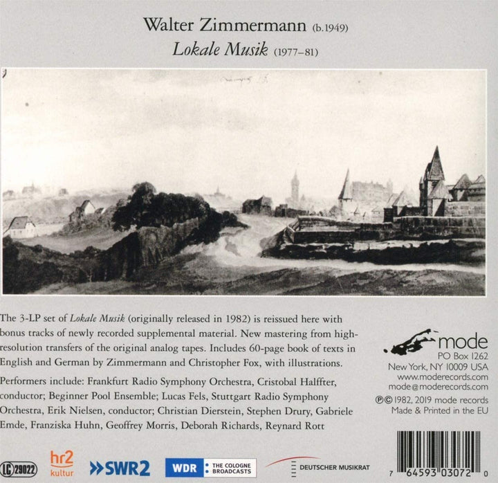 Zimmermann: Lokale Musik [Various] [Mode Records: MODE 307] [Audio CD]