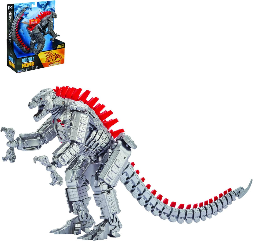 MonsterVerse MNG10000 Godzilla vs Kong 7' Deluxe Figures with Sounds-Battle Roar Sounds