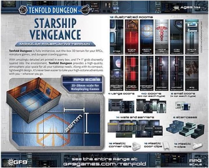 Gale Force Nine -Tenfold Dungeon - Starship Vengeance