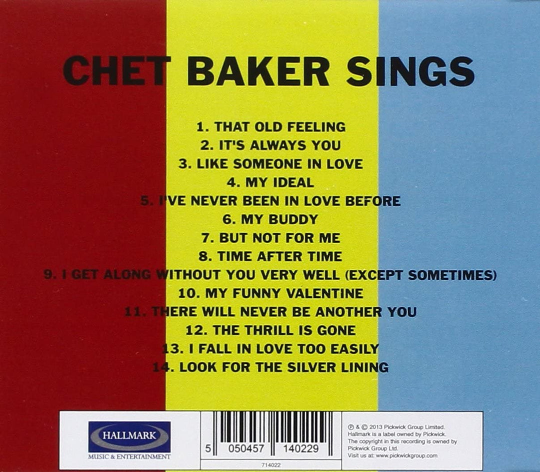 Chet Baker Sings - Chet Baker [Audio CD]