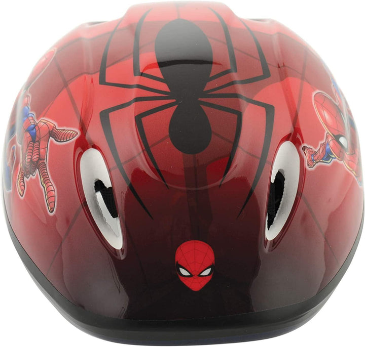 Spiderman Boys Safety Helmet, Red, 48-54 cm - Yachew