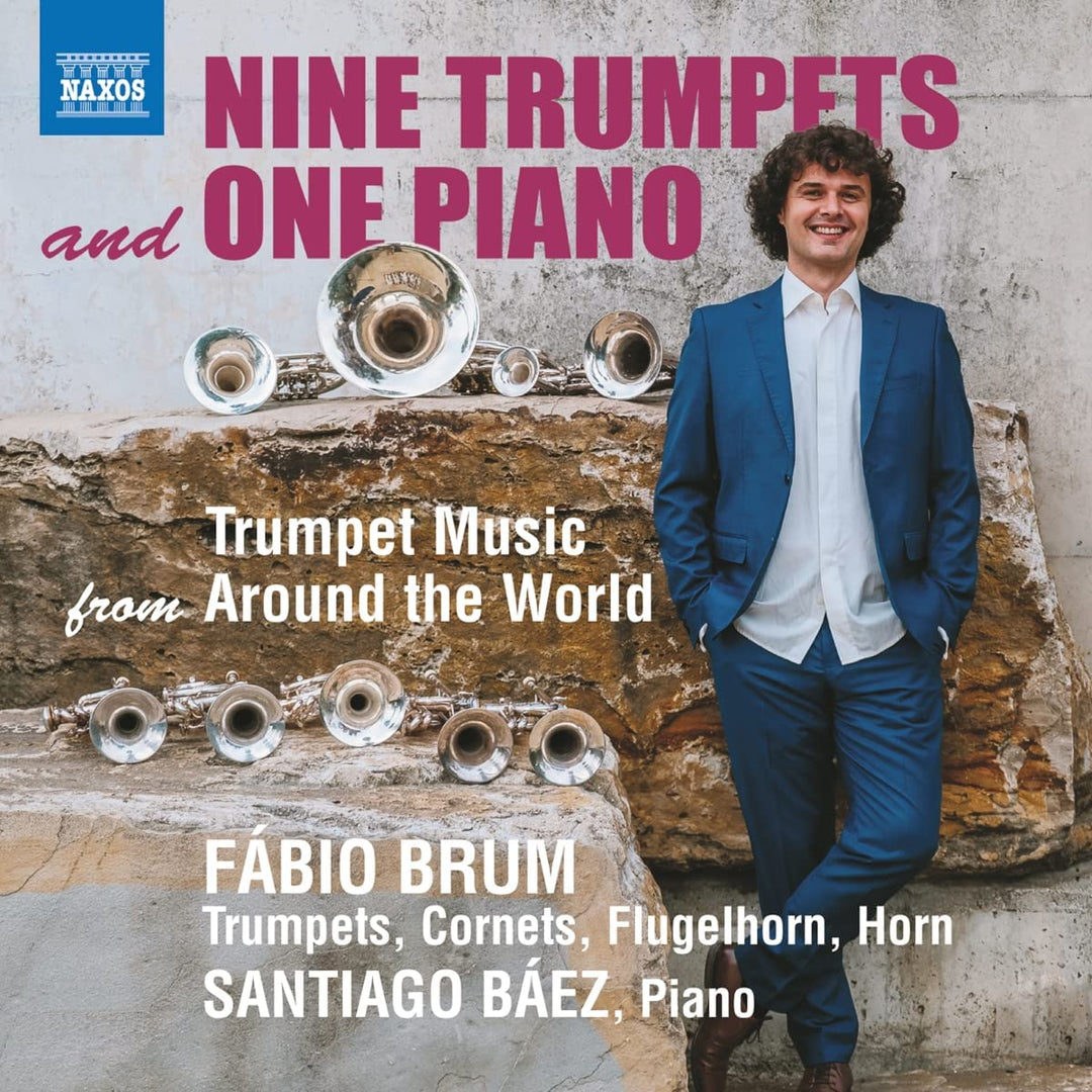 Baez: Neun Trompeten, ein Klavier [Fábio Brum; Santiago Báez] [Naxos: 8579118] [Audio CD]