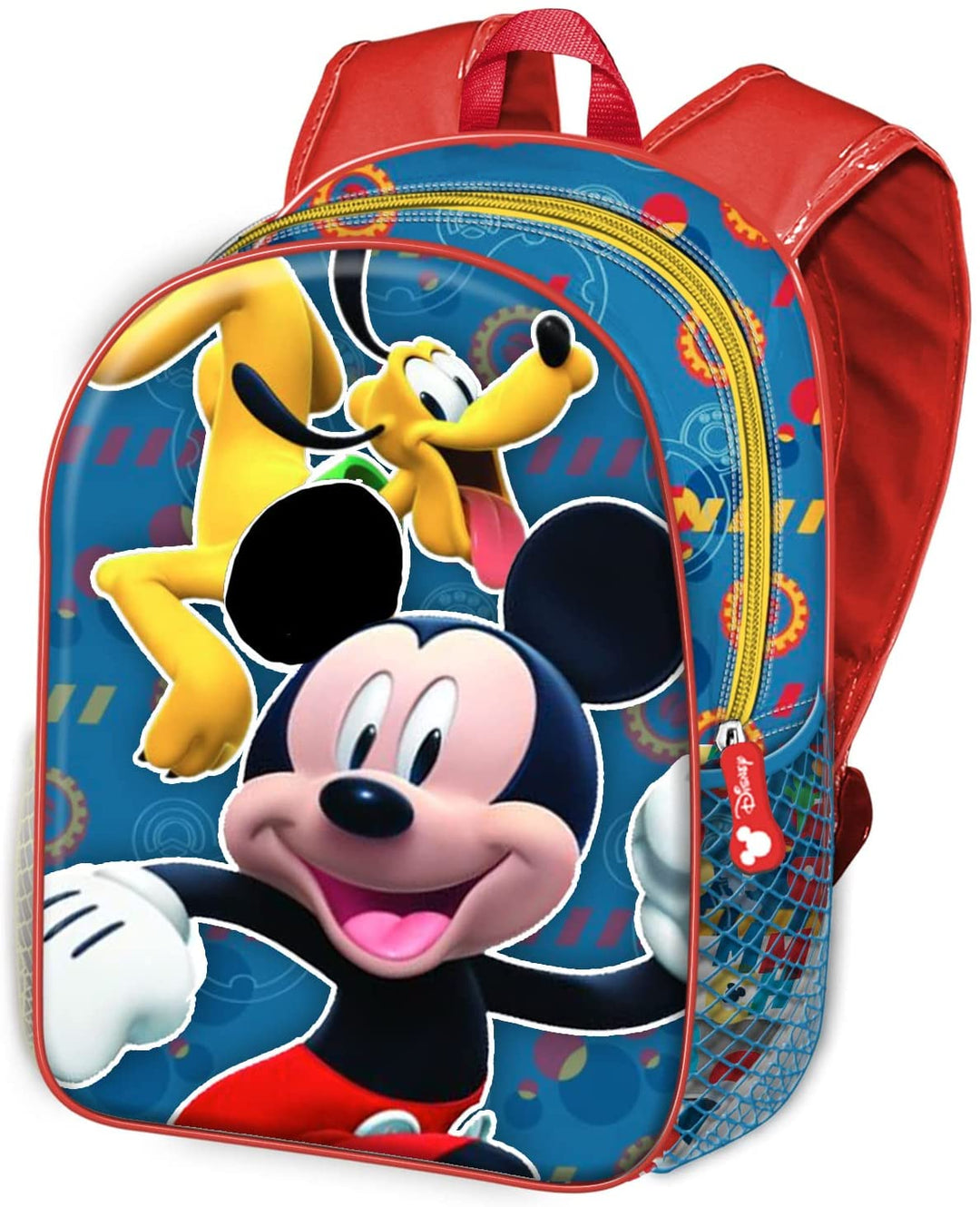 Mickey Mouse Happy Friends-Small 3D Backpack, Blue