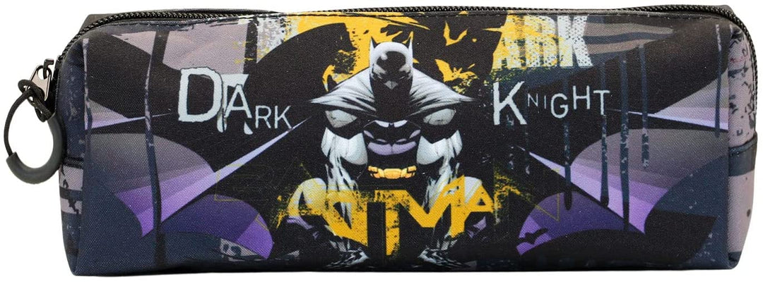Batman Dark Night-Fan Square Pencil Case, Grey
