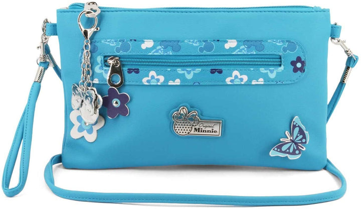 Karactermania Minnie Mouse Fresh-Action Handy Shoulder Messenger Bag, 28 cm, Blue, 34399