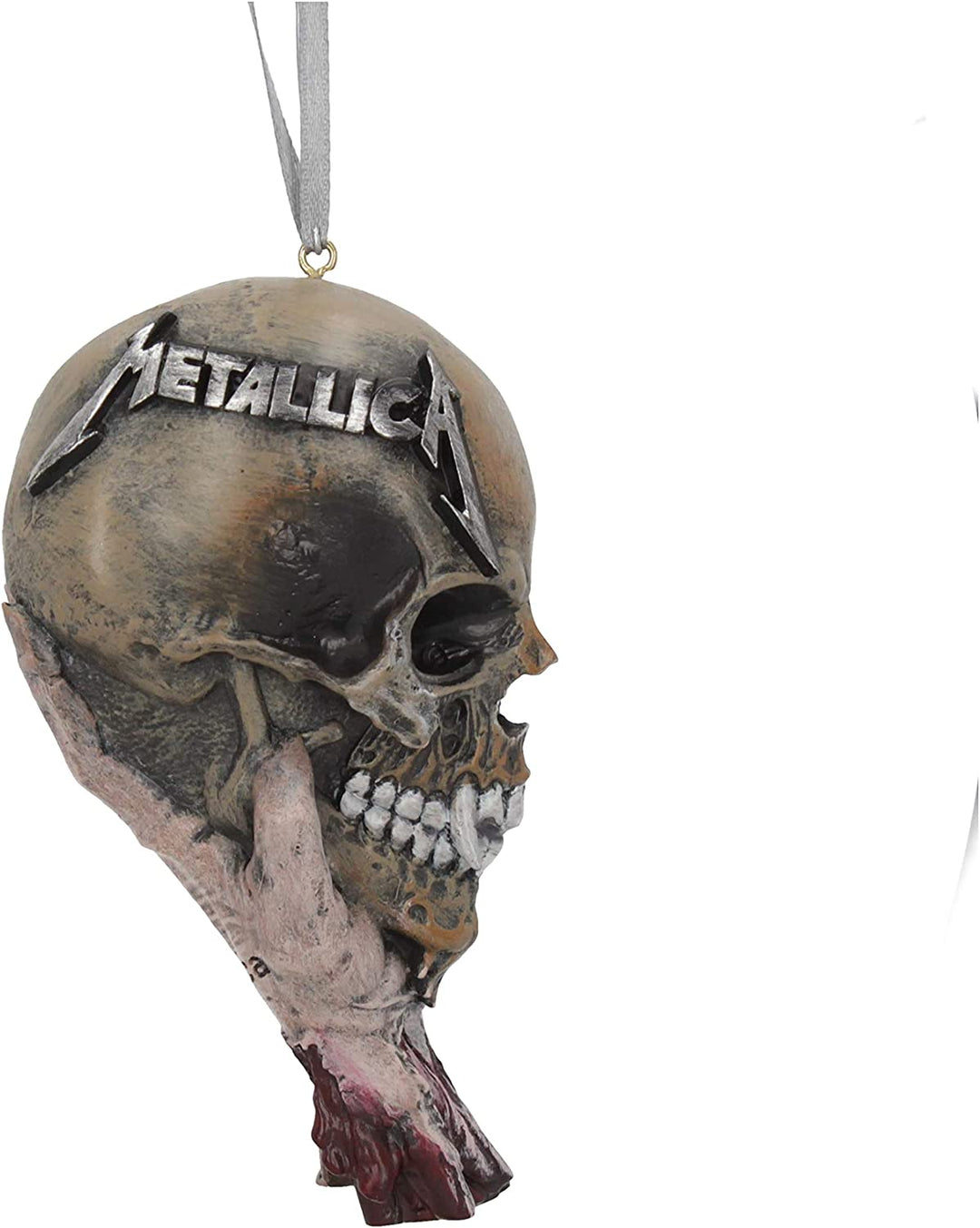 Nemesis Now Officially Licensed Metallica Sad But True Festive Hanging Decorative Ornament, Natural, 10.8cm