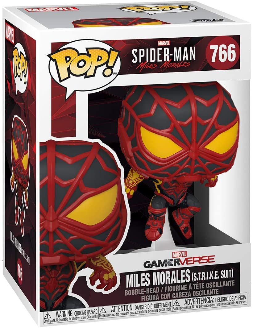 Spider-Man Miles Morales (S.T.R.I.K.E. Suit) Funko 50151 Pop! Vinyl #766