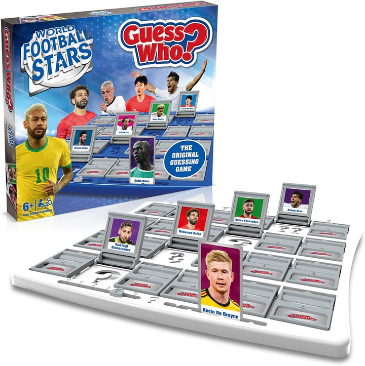 Winning Moves WM02282-EN1-6 World Football Stars Ratet mal, wer Brettspiel ist