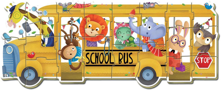 Educa Progressifs Pour Bebes Mois Schoolbus 5 Progressive Puzzles for Babies + 24 Months Ref. 17575