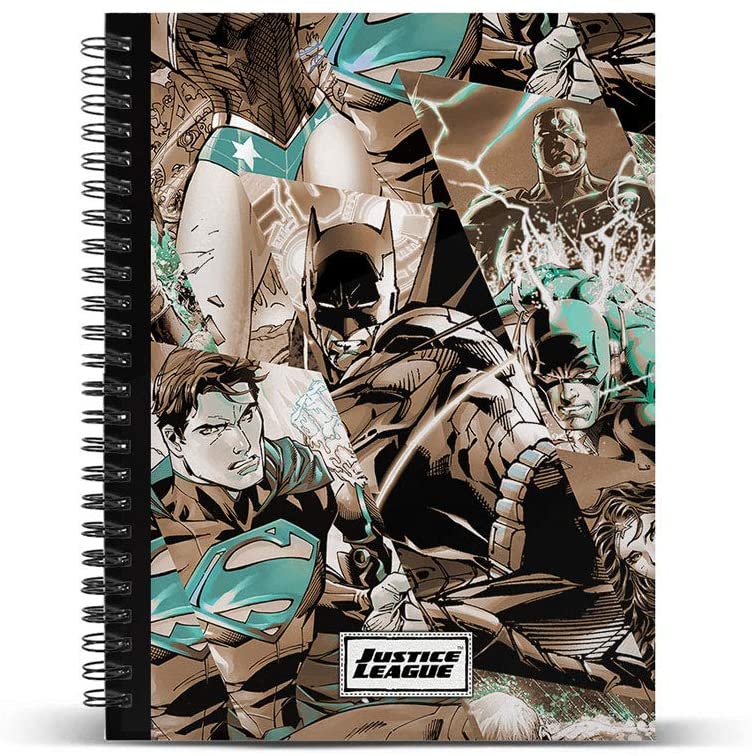 Liga de la Justicia Justice League Passbook and Notebooks, Multi-Colour (Karactermania km-37629)