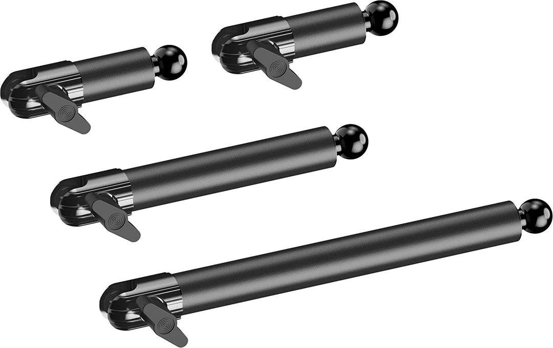 Elgato Flex Arm Kit, Four Steel Tubes with Ball Joints (Compatible with All Elgato Multi Mount Accessories), Black