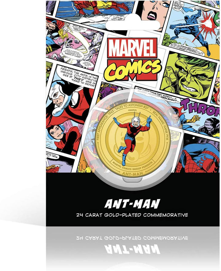 The Koin Club Marvel Gifts Classic Heroes Collectable Commemorative Gold Coin