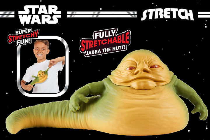 STAR WARS GIANT JABBA THE HUTT STRETCH TOY. STRETCH ARMSTRONG, AMAZING STRETCHY