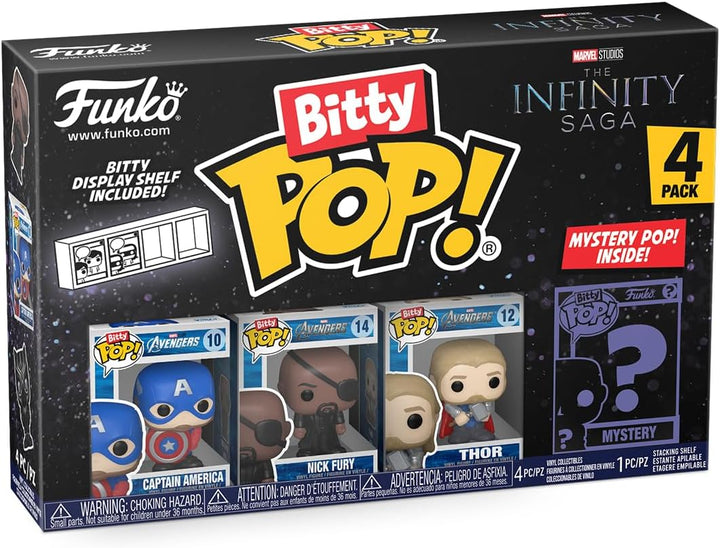 Bitty Pop! 4-Pack - Marvel The Avengers Classic Series Assorted