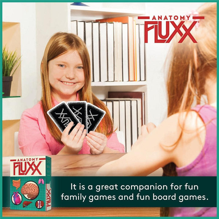 Anatomy Fluxx Family Card Game | Ages 12+ | 2-6 Players