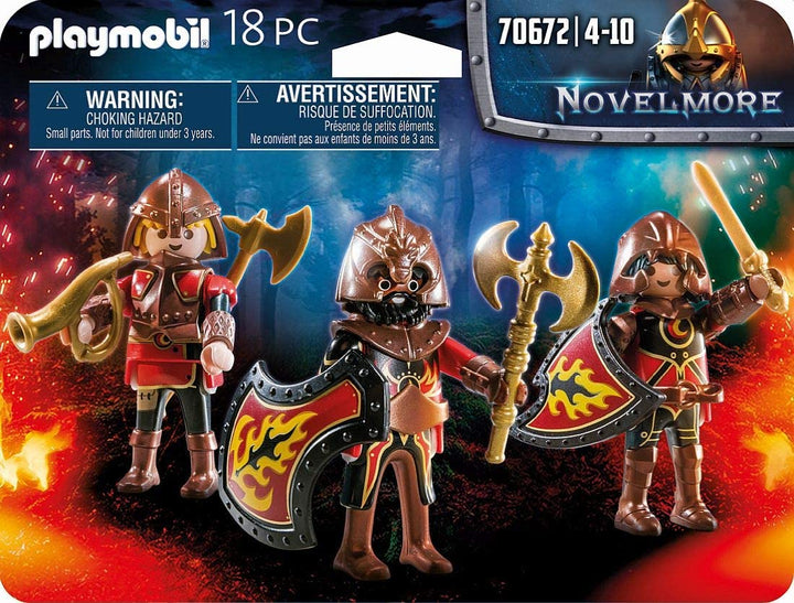 Playmobil 70672 Novelmore Knights Burnham Raiders 3 Figure Set