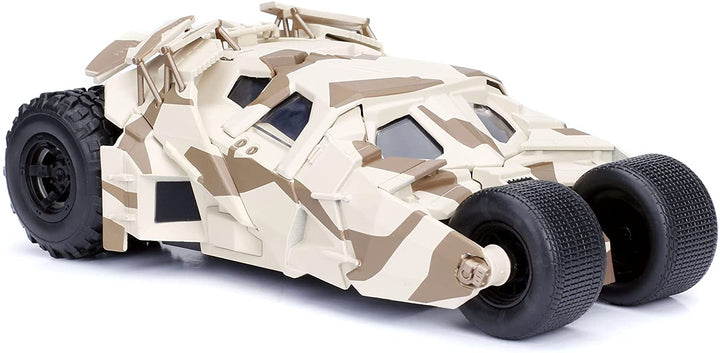 Jada Toys Tumbler Camo Batmobile Highly Detailed 1:24 Model Car with Batman Figure, Cockpit and Doors Can Be Opened with Wheel