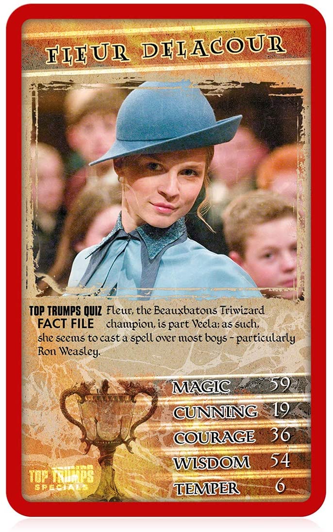 Harry Potter and the Goblet Of Fire Top Trumps Specials Card Game