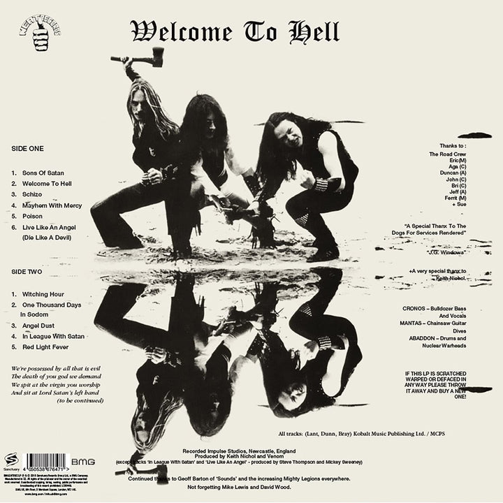 Venom - Welcome To Hell (Gold & Black [Vinyl]