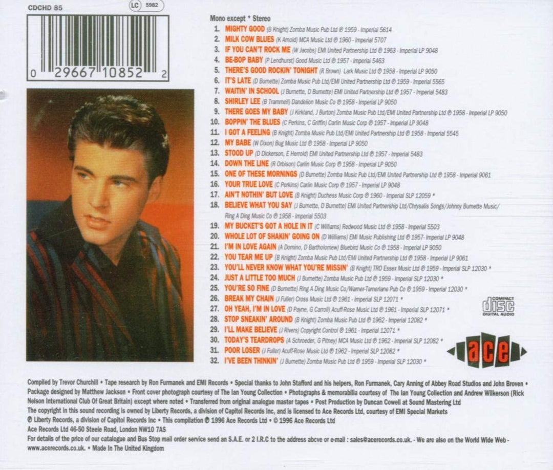 Ricky Nelson - Rockin' With Ricky [Audio CD]