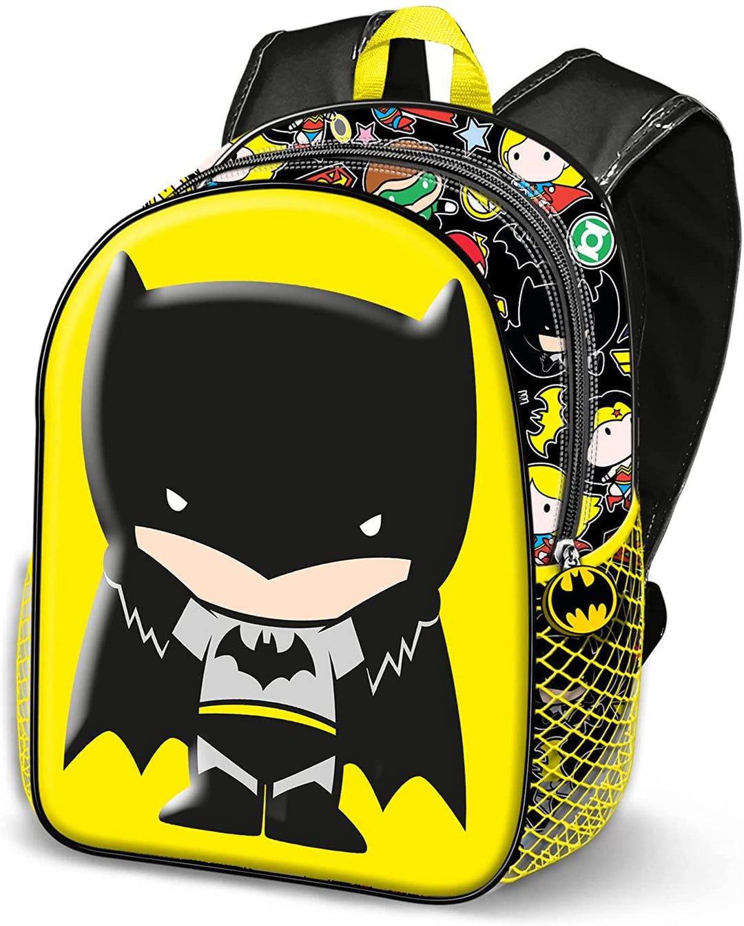 Batman Bat Chibi-Small 3D Backpack, Yellow