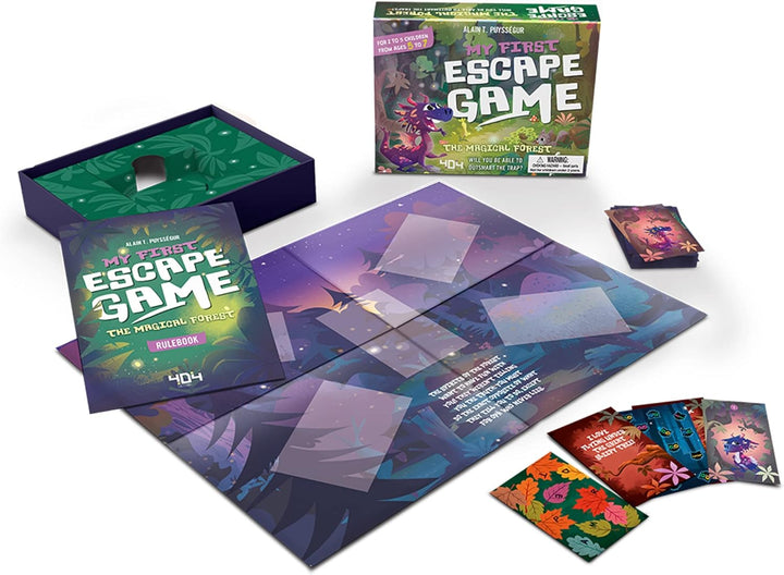 404 Games | My First Escape Game: The Magical Forest | Board Game | Ages 5-7 | 2