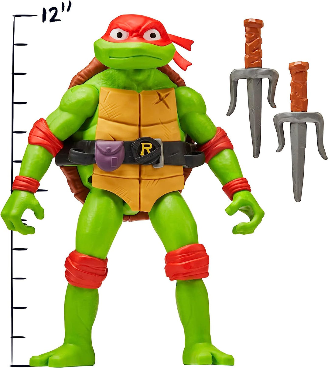 Teenage Mutant Ninja Turtles 83404CO Mutant Mayhem Giant Raphael 12-Inch Action Figure