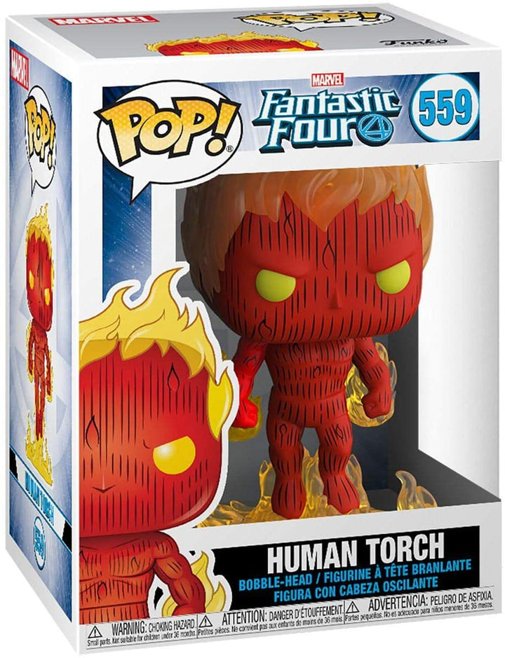 Marvel Fantastic Four Human Torch Funko 44987 Pop! Vinyl #559