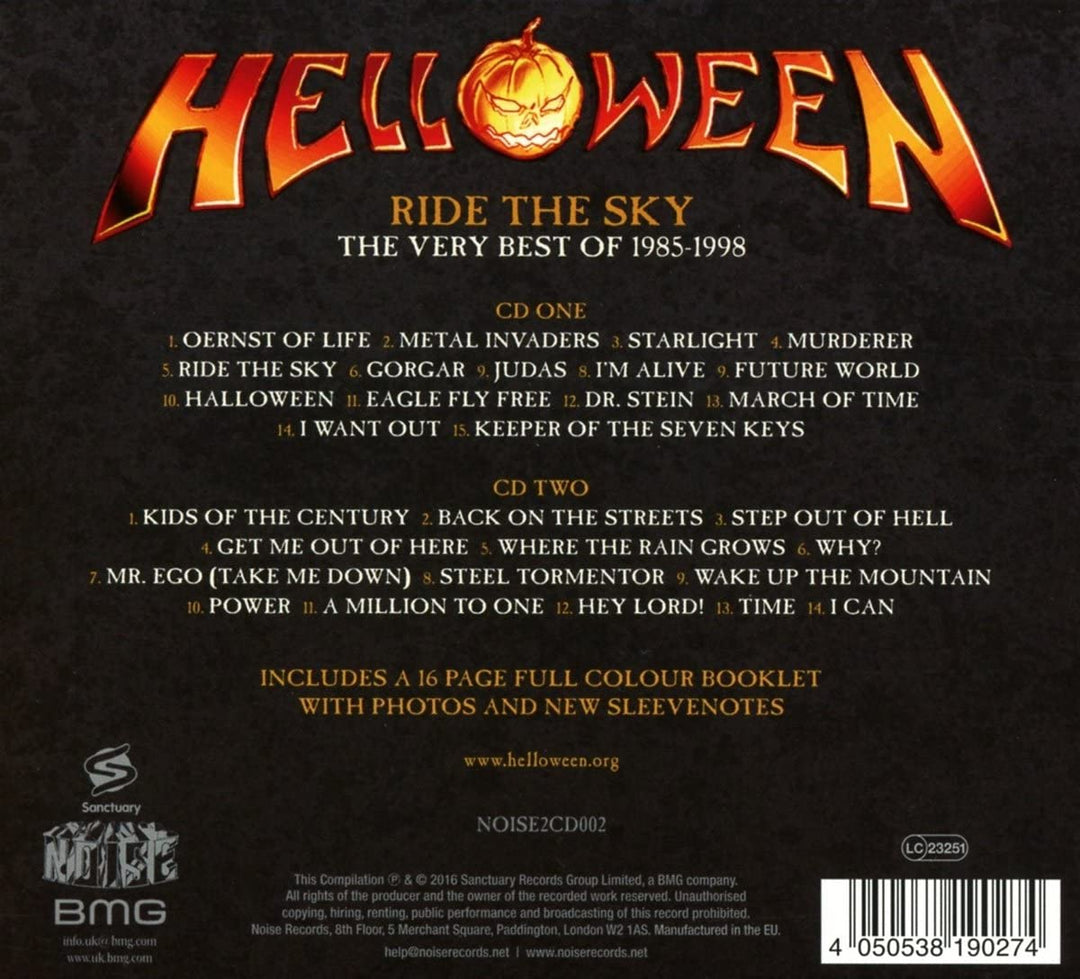 Helloween - Ride The Sky - The Very Best Of 1985-1998 [Audio CD]