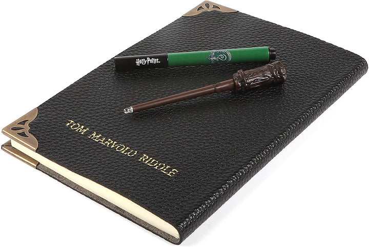 Wow! Stuff Collection Harry Potter Tom Riddle's Diary Notebook, Slytherin House Pen, & UV Wand