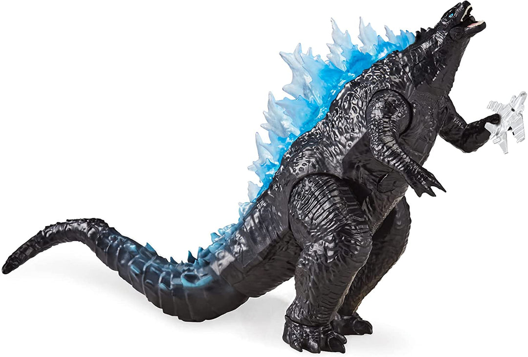 MonsterVerse Godzilla vs Kong 6" Supercharged Godzilla w/ Fighter Jet,Multicolor