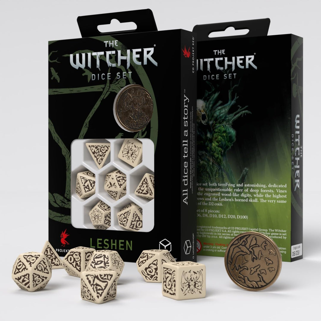 Witcher Dice Set Leshen Master of Crows  Board Games