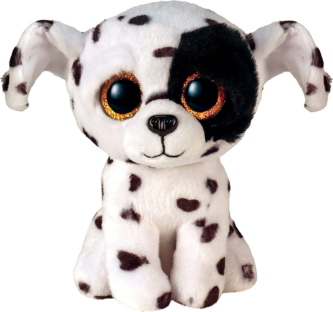 Ty Luther Spotted Dalmatian Beanie Boos Regular | Beanie Baby Soft Plush Toy | C