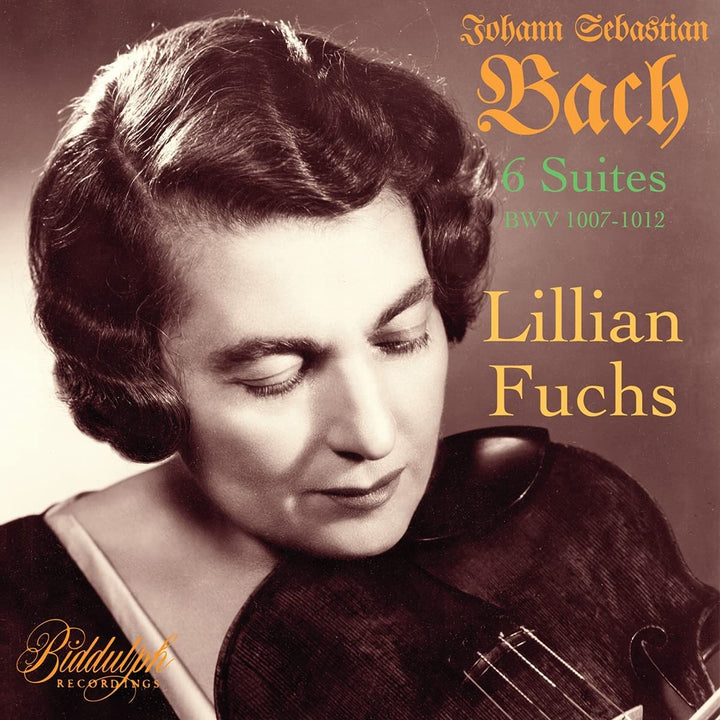 Bach: 6 Suiten [Lillian Fuchs] [Biddulph Recordings: 85002-2] [Audio CD]