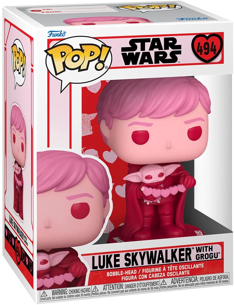 Star Wars Luke Skywalker With Grogu Funko 60125 Pop! Vinyl #494