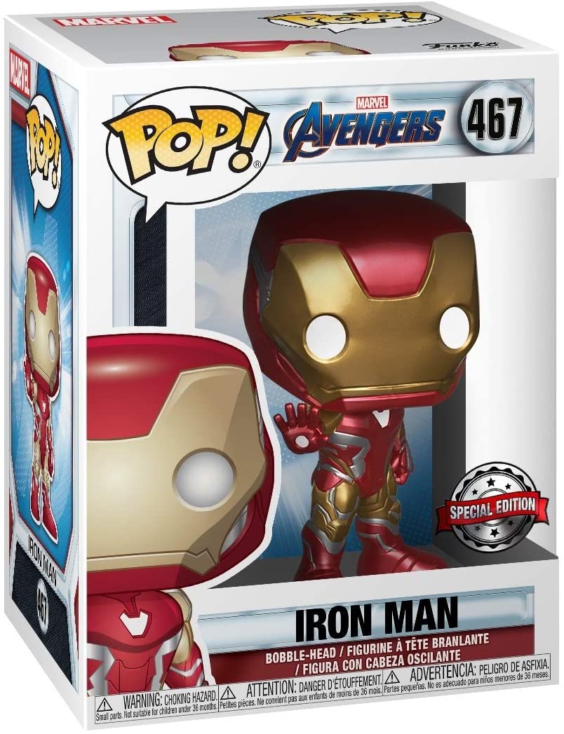 Marvel Avengers Iron Man Exclu Funko 36674 Pop! Vinyl #467