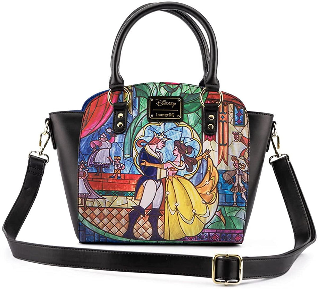 Loungefly x Disney Beauty and the Beast Princess Castle Series Crossbody Purse