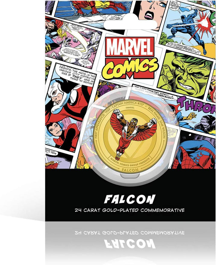 The Koin Club Marvel Gifts Classic Heroes Collectable Commemorative Gold Coin -