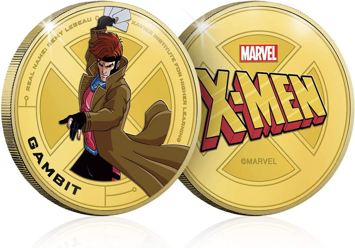 The Koin Club Marvel Gifts for Men Gambit X Men Animated Series Retro 90s Limite