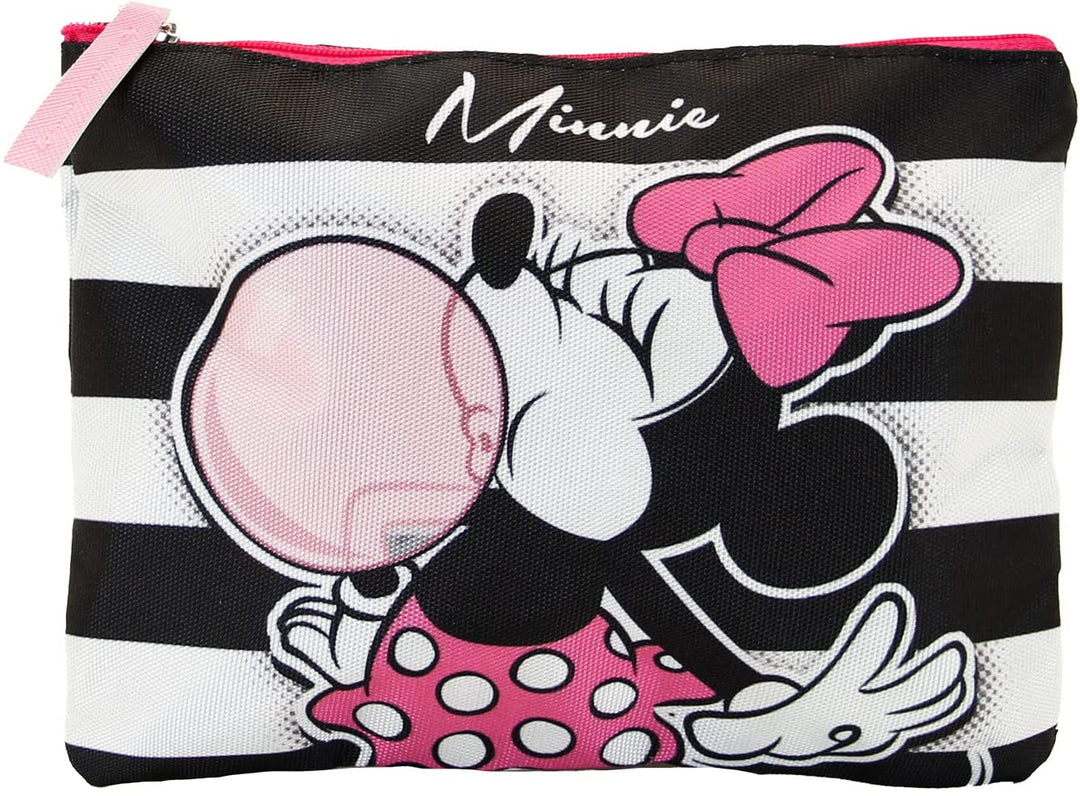 Minnie Mouse Chillin' Gum-Small Soleil Toiletry Bag, Black