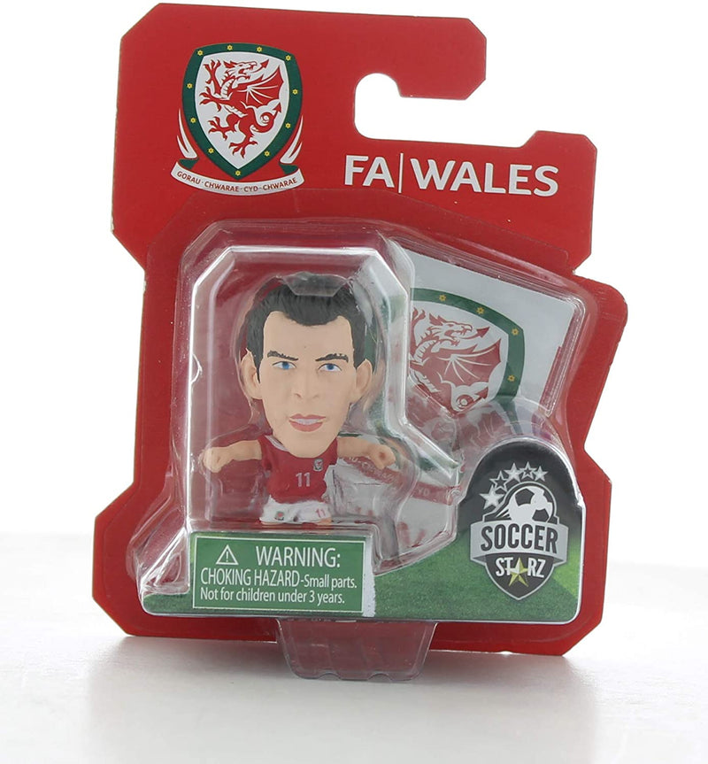 SoccerStarz Unisex-Youth Officially Licensed Wales National Team Figure of Gareth Bale in Home Kit