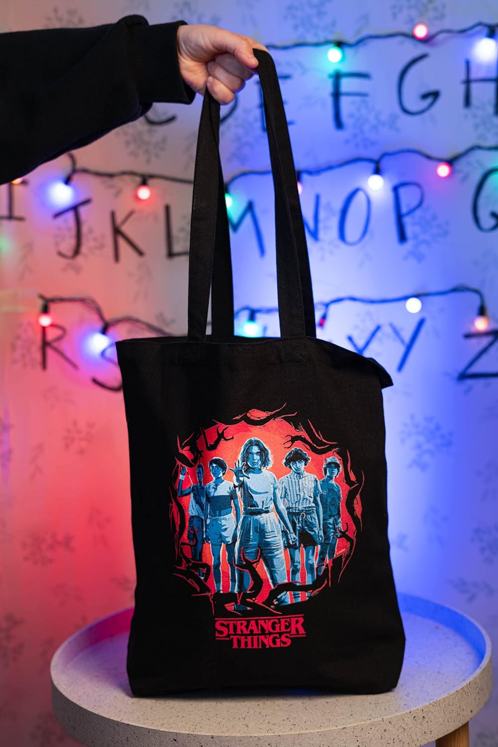 Grupo Erik Official Stranger Things Cotton Tote Bag - Cotton Shopping Bag