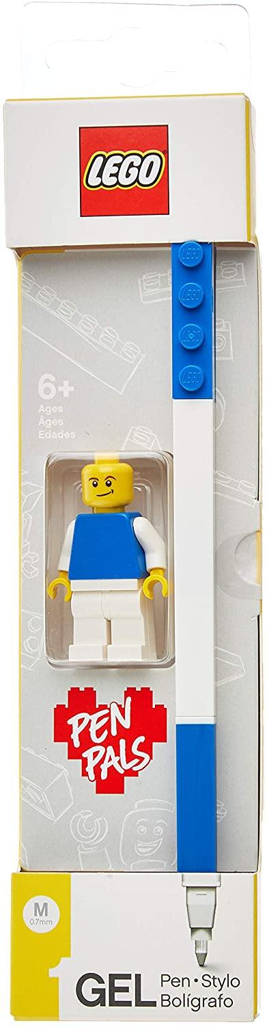Lego Gel Pen Blue + Minifigures - Yachew