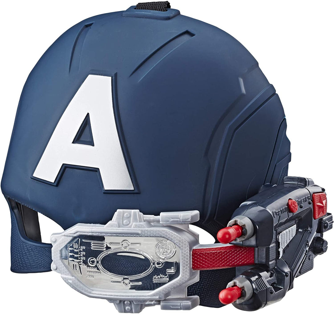 Marvel Avengers Captain America Scope Vision Helmet with Projectiles for Role Play Dressing Up