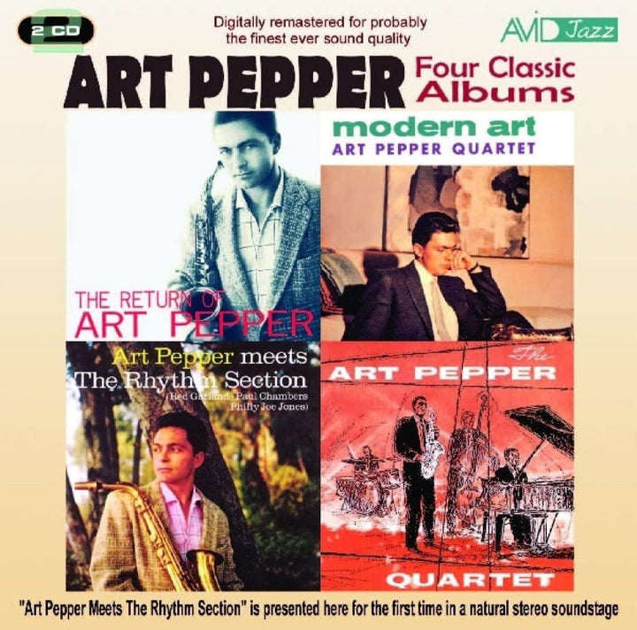 Four Classic Albums: The Return of Art Pepper / Modern Art / Art Pepper Meets the Rhythm Section / The Art Pepper Quartet  - Art Pepper [Audio CD]