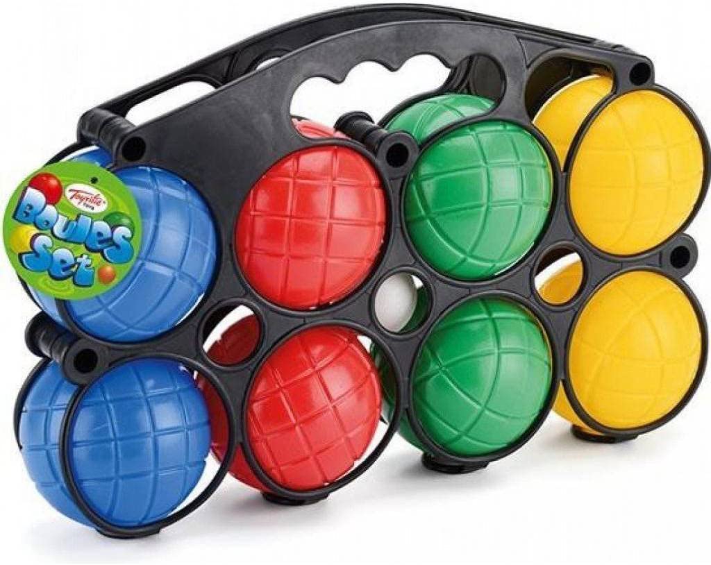 Toyrific Classic Plastic Boule Balls Set, Family Garden Games