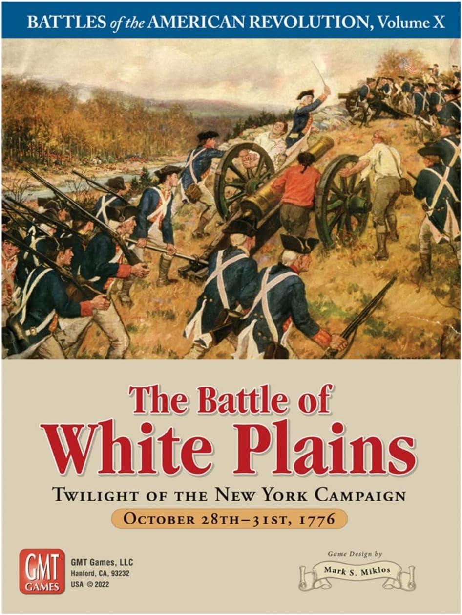 GMT: The Battle of White Plains Boardgame, Vol 10 in The Battles of The American Revolution